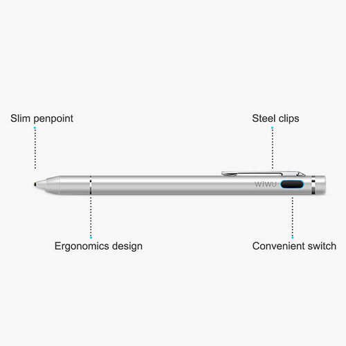 Orijinal Wiwu P338 Pratik Telefon-Tablet Dokunmatik Çizim Kalemi