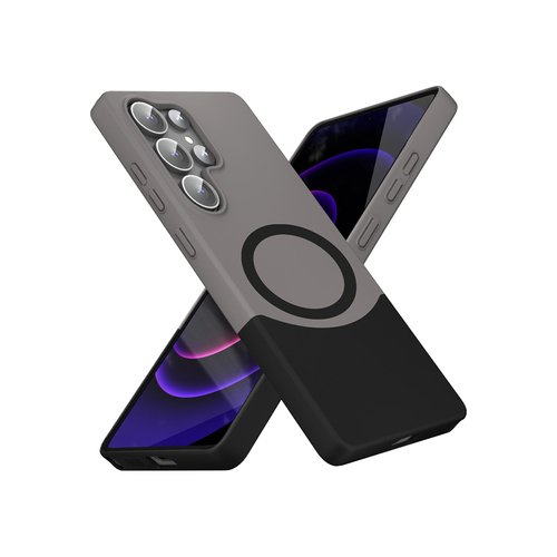 Galaxy S24 Ultra Kılıf MagSafe Şarj Özellikli İnce Zarif Mıknatıslı Duble Kapak