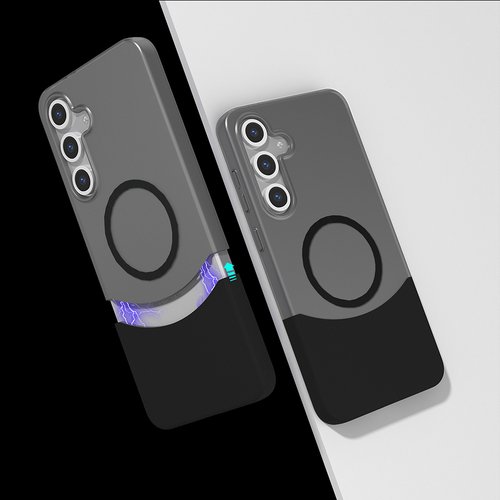 Galaxy S25 Plus Kılıf MagSafe Şarj Özellikli İnce Zarif Mıknatıslı Duble Kapak