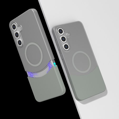 Galaxy S25 Plus Kılıf MagSafe Şarj Özellikli İnce Zarif Mıknatıslı Duble Kapak