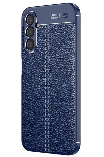 Galaxy A24 Kılıf Deri Desenli Kamera Korumalı Silikon