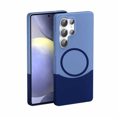 Galaxy S25 Ultra Kılıf MagSafe Şarj Özellikli İnce Zarif Mıknatıslı Duble Kapak