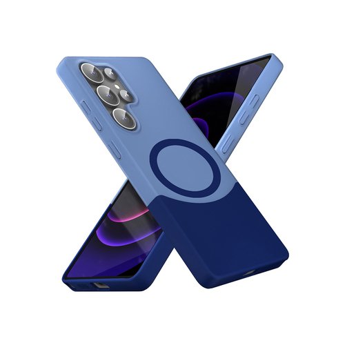 Galaxy S25 Ultra Kılıf MagSafe Şarj Özellikli İnce Zarif Mıknatıslı Duble Kapak