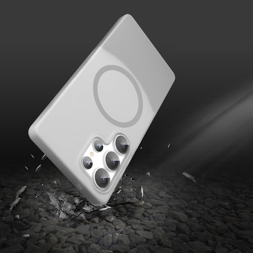 Galaxy S25 Ultra Kılıf MagSafe Şarj Özellikli İnce Zarif Mıknatıslı Duble Kapak