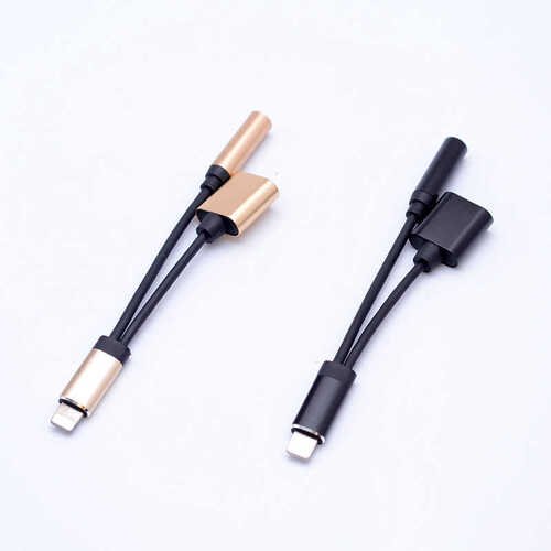 Go Des GD-UC08 2 in 1 Lightning Kulaklık Ve Şarj Dönüştürücü Connector