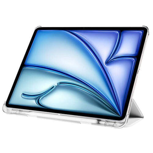 iPad Pro 13 2024 Tablet Kılıfı Smart Cover Kalem Bölmeli Standlı 1-1 Kılıf