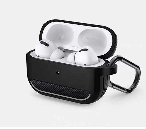 Wiwu APC005 Airpods Pro Kılıf Ekstra Darbe Emici Karbon Fiber Tasarım