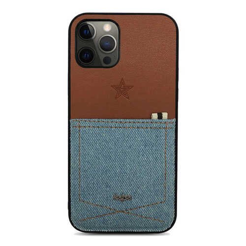 iPhone 12 Pro Kılıf Kajsa Denim Kapak