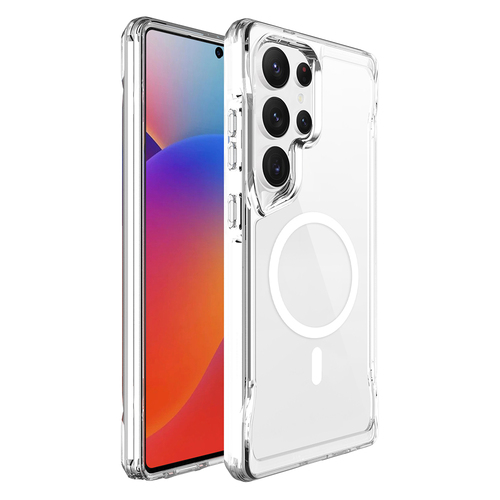 Galaxy S25 Ultra Kılıf Magsafe Şarj Özellikli Kamera Çıkıntılı T-Max Magsafe Kapak