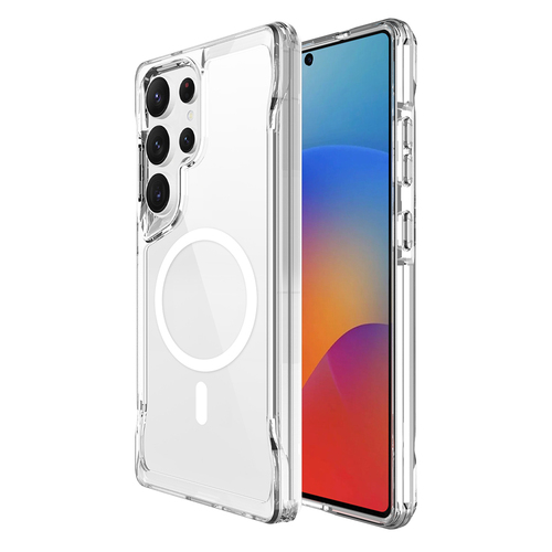 Galaxy S25 Ultra Kılıf Magsafe Şarj Özellikli Kamera Çıkıntılı T-Max Magsafe Kapak