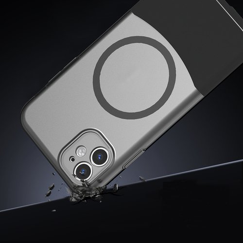 iPhone 11 Kılıf MagSafe Şarj Özellikli İnce Zarif Mıknatıslı Duble Kapak