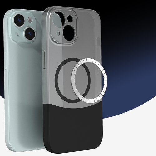 Apple iPhone 13 Kılıf MagSafe Şarj Özellikli İnce Zarif Mıknatıslı Duble Kapak