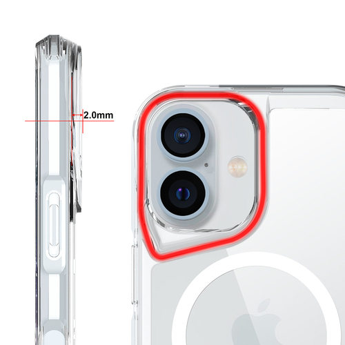 iPhone 17 Kılıf Magsafe Şarj Özellikli Kamera Çıkıntılı T-Max Magsafe Kapak