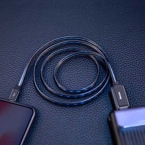 Orijinal Baseus Lightning Çıkışlı Uzun Ömürlü 2.4A 1M USB Kablo