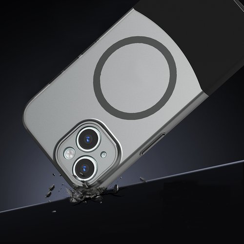 iPhone 14 Kılıf MagSafe Şarj Özellikli İnce Zarif Mıknatıslı Duble Kapak