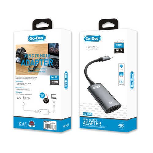 GD-8376 Type-c to HDTV Go Des Dönüştürücü Adaptör