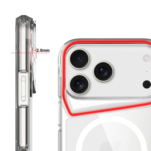 iPhone 17 Pro Max Kılıf Magsafe Şarj Özellikli Kamera Çıkıntılı T-Max Magsafe Kapak