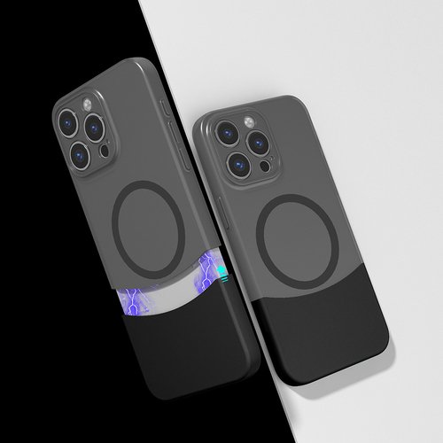 iPhone 15 Pro Kılıf MagSafe Şarj Özellikli İnce Zarif Mıknatıslı Duble Kapak