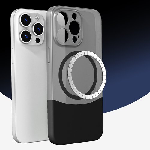 iPhone 15 Pro Kılıf MagSafe Şarj Özellikli İnce Zarif Mıknatıslı Duble Kapak