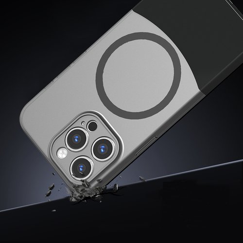 iPhone 15 Pro Kılıf MagSafe Şarj Özellikli İnce Zarif Mıknatıslı Duble Kapak
