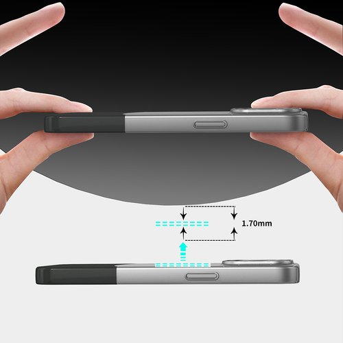 iPhone 15 Pro Max Kılıf MagSafe Şarj Özellikli İnce Zarif Mıknatıslı Duble Kapak