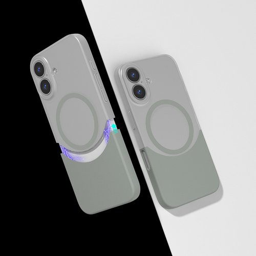 iPhone 16 Kılıf MagSafe Şarj Özellikli İnce Zarif Mıknatıslı Duble Kapak