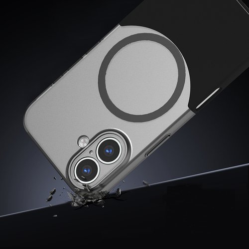 iPhone 16 Kılıf MagSafe Şarj Özellikli İnce Zarif Mıknatıslı Duble Kapak