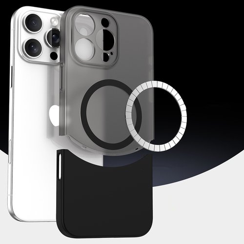 iPhone 16 Pro Kılıf MagSafe Şarj Özellikli İnce Zarif Mıknatıslı Duble Kapak