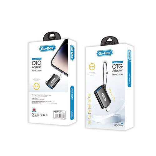 iPhone OTG Adaptör Go Des GD-CT066 USB-A to Lightning OTG Adaptör