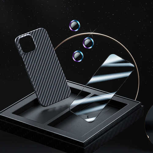 iPhone 13 Pro Max Kılıf Benks Aramid Magsafe 3 in 1 Set