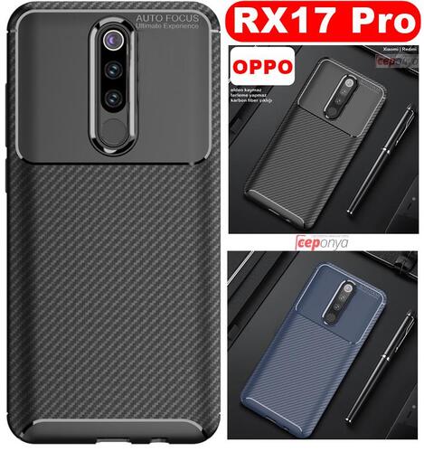 Oppo RX17 Pro Elde Kaymayan Kamera Korumalı Kalite Silikon Kılıf