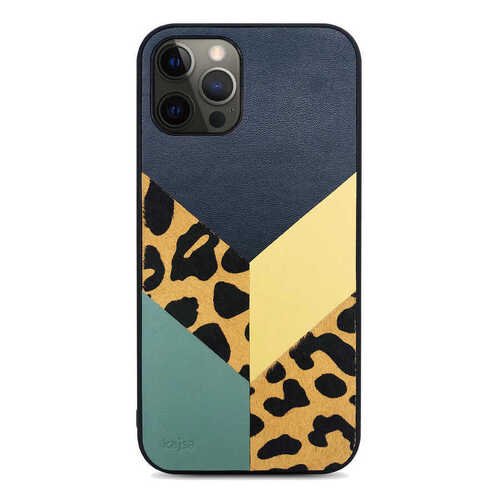 iPhone 12 Pro Kılıf Kajsa Glamorous Serisi Leopard Combo Kapak