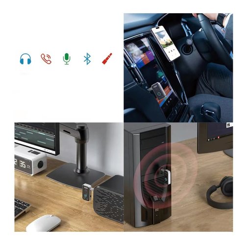 Kablosuz Ses Alıcı Aux Girişli Bluetooth Receiver Go Des GD-BT206 Bluetooth Adaptör V5.3