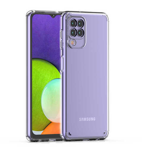 Galaxy M32 Kılıf Şeffaf Lüx Ultra Koruma Silikon