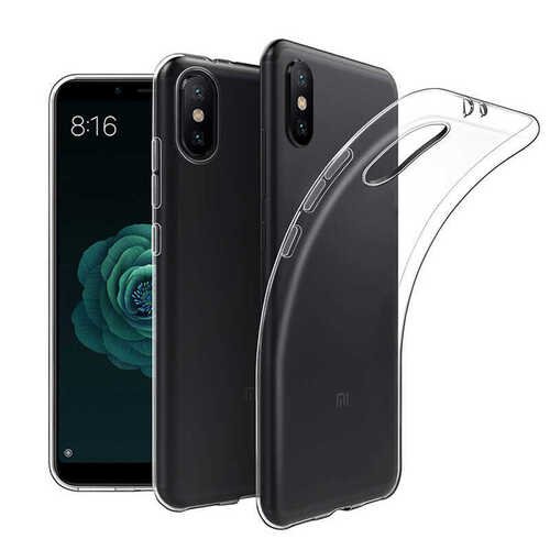 Xiaomi Mi 8 Kılıf İnce ve Esnek Şeffaf Süper Silikon