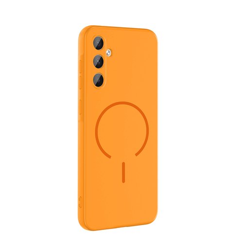 Galaxy A55 Kılıf Kamera Çıkıntılı Magsafe Şarj Özellikli Lüx Meta Kapak