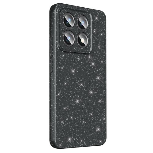 Xiaomi 14T Pro Kılıf Kamera Korumalı Simli Parıltılı Lüks Silikon