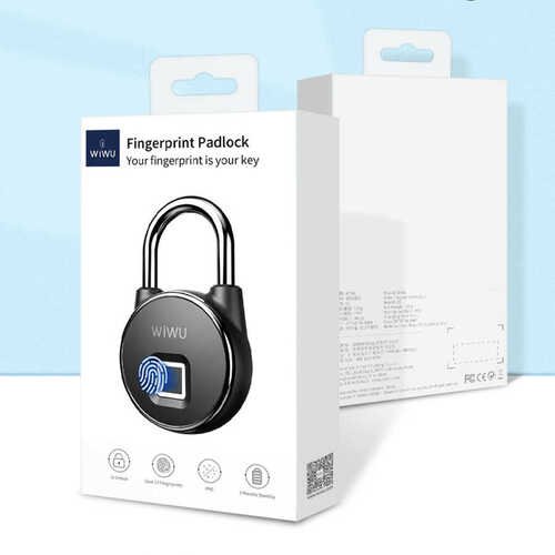 Wiwu S5 Parmak İzi Okuyuculu Asma Kilit