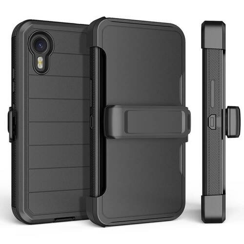 Galaxy XCover7 Pro Kılıf Double Clip 360 Tam Koruma Outdoor Zırh Kapak