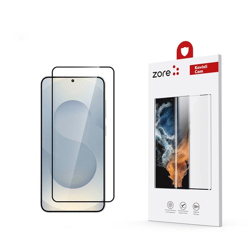 Galaxy S25 Plus Uyumlu Tam Yapışan Eğimli Cam Ekran Koruyucu