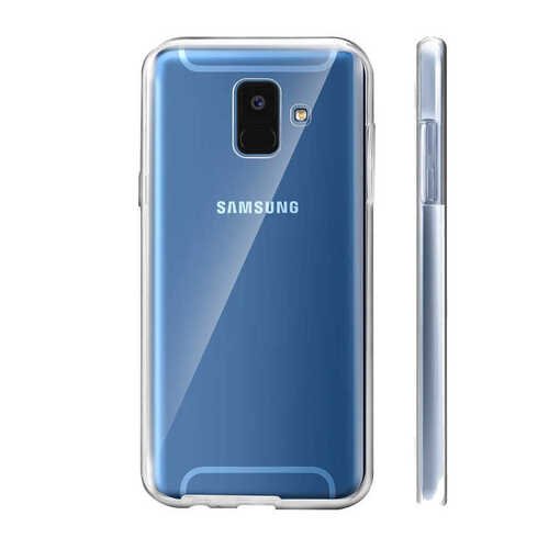 Galaxy S9 Kılıf 360 Tam Koruma Şeffaf Silikon