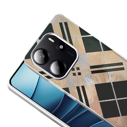 Redmi Note 14 5G Kılıf Parlak Desenli İnce Tasarım Mep Kapak