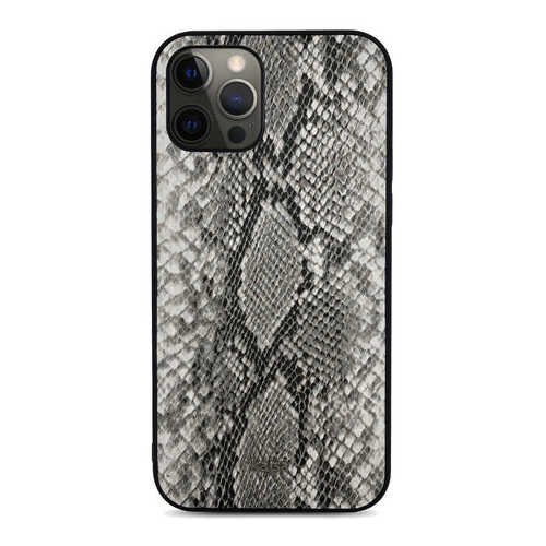 Apple iPhone 12 Pro Max Kılıf Kajsa Glamorous Serisi Snake Pattern Kapak