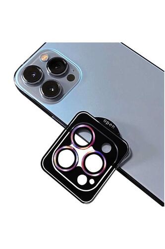 Apple iPhone 14 Pro Uyumlu CL-09 ​​​​Kamera Lens Koruyucu Kolay Takma Aparatlı