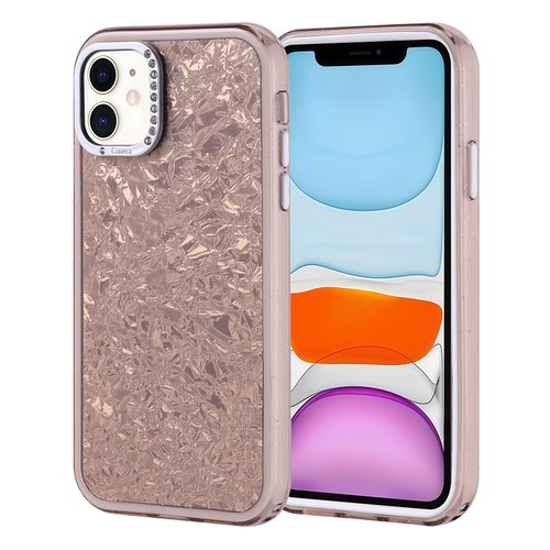 iPhone 11 Kılıf Taşlı Işıltılı Tasarım Kamera Çıkıntılı Kapi Kapak