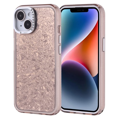 iPhone 13 Kılıf Taşlı Işıltılı Tasarım Kamera Çıkıntılı Kapi Kapak