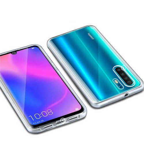 Huawei P30 Pro Kılıf  360 Tam Koruma Şeffaf Silikon