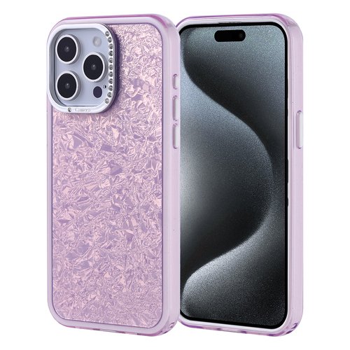 iPhone 15 Pro Max Kılıf Taşlı Işıltılı Tasarım Kamera Çıkıntılı Kapi Kapak