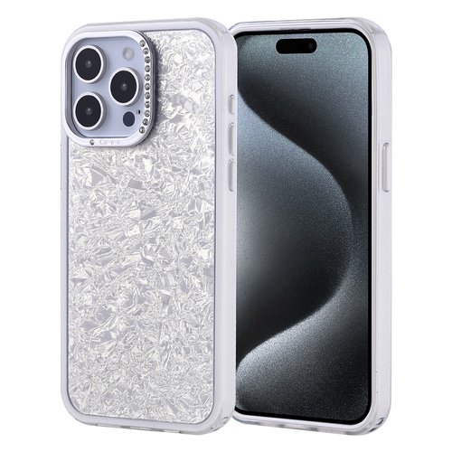 iPhone 15 Pro Max Kılıf Taşlı Işıltılı Tasarım Kamera Çıkıntılı Kapi Kapak