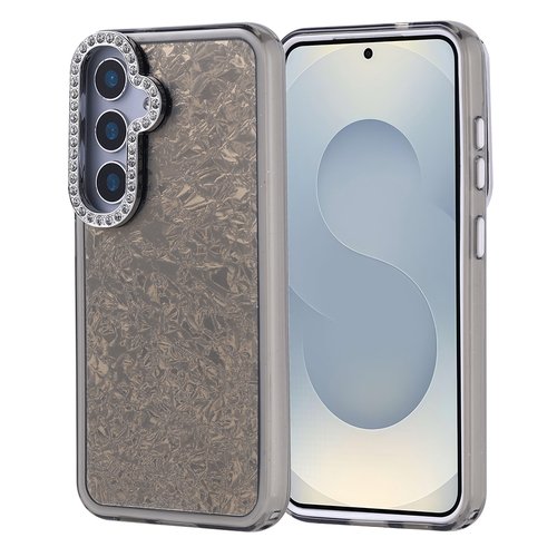 Galaxy S24 Kılıf Taşlı Işıltılı Tasarım Kamera Çıkıntılı Kapi Kapak